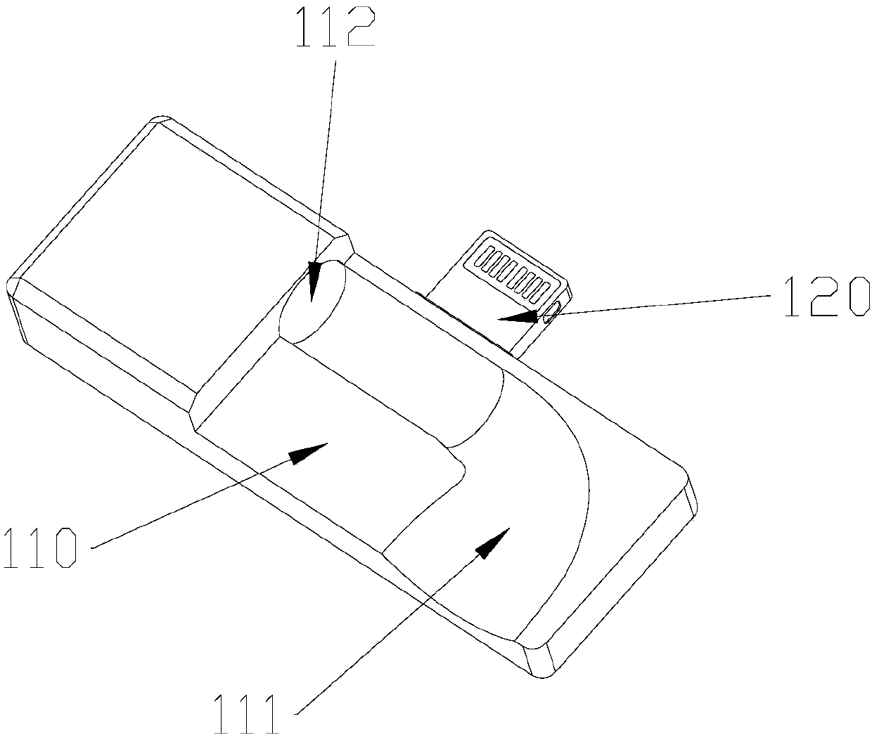 Charging conversion device and system for wireless headset