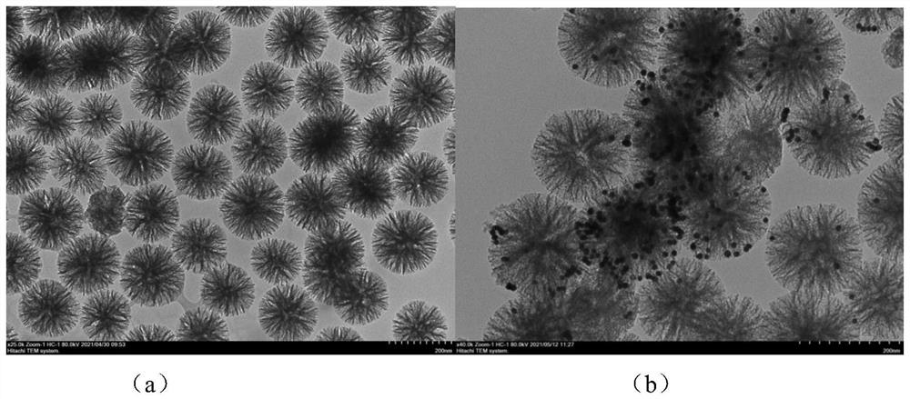 Intelligent silicon dioxide nano pesticide for preventing and treating pine tree wilt