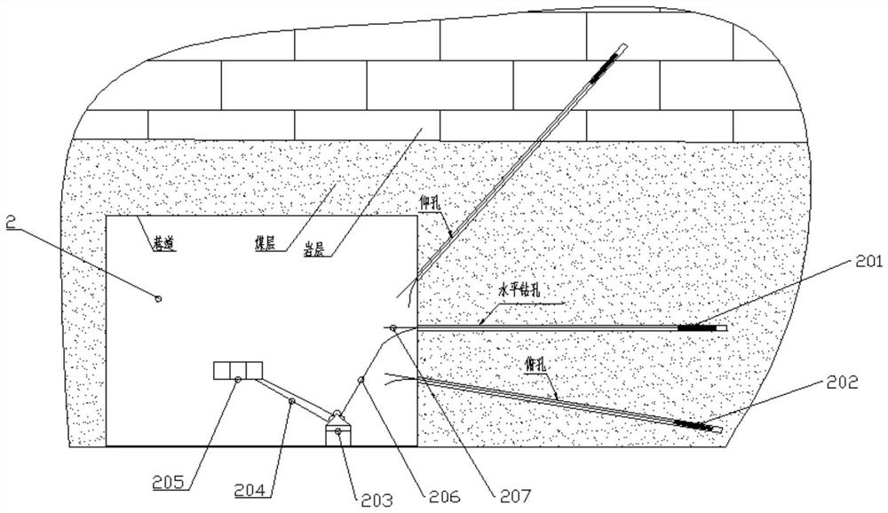 Coal-rock water-acid high-pressure pre-cracking softening anti-scouring complete set of equipment and methods