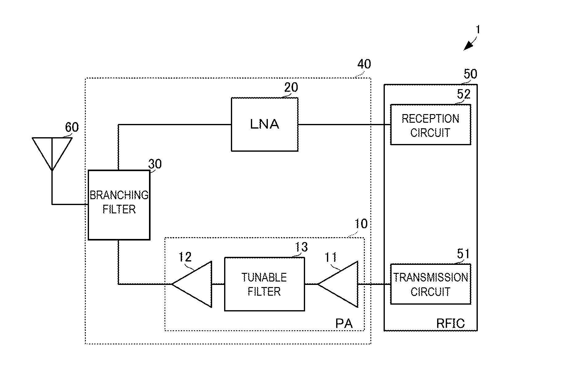 High frequency power amplifier, high frequency front-end circuit, and radio communication device