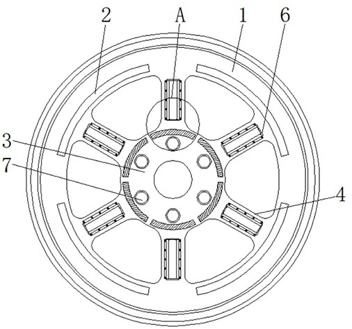 Ultra-light wheel with balance adjusting structure