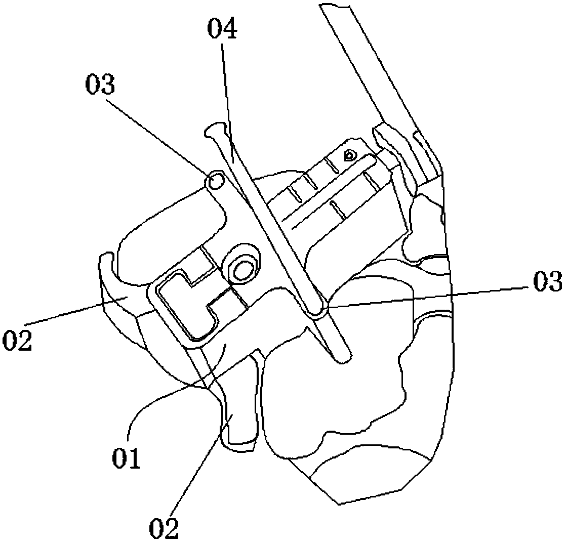 A kind of femoral external rotation osteotomy adjuster