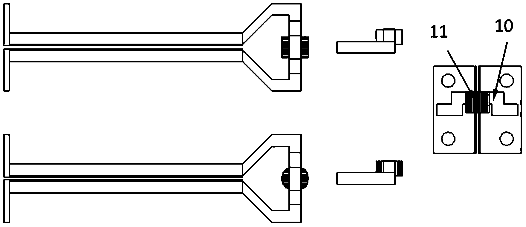 Self-piercing riveting device and method oriented to ultrahigh-strength steel and light metal