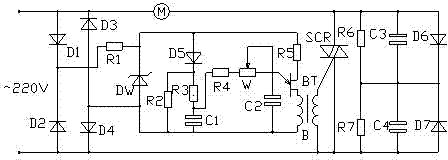 High-capacity-motor slow-starting protective device