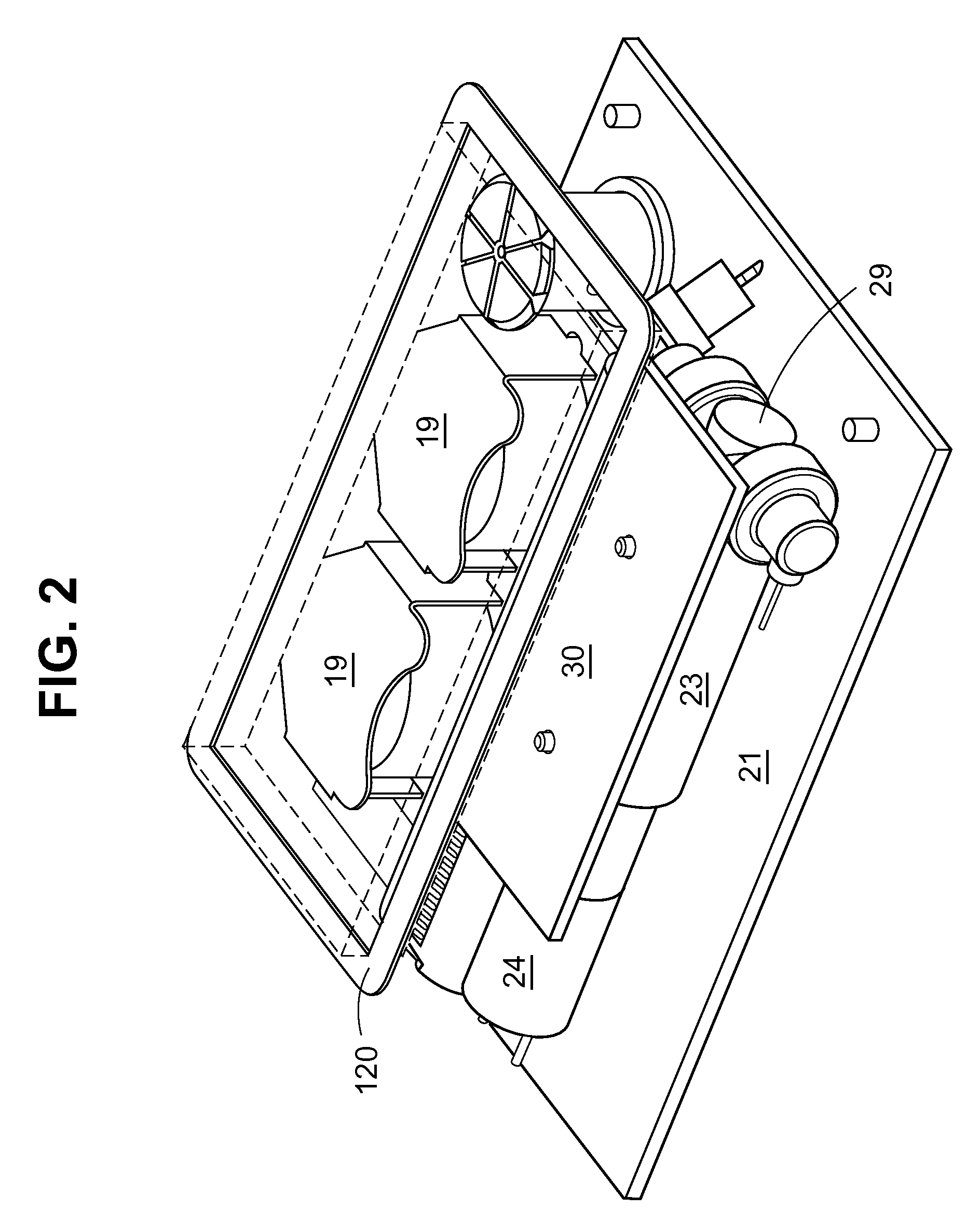 Internal cam metering pump