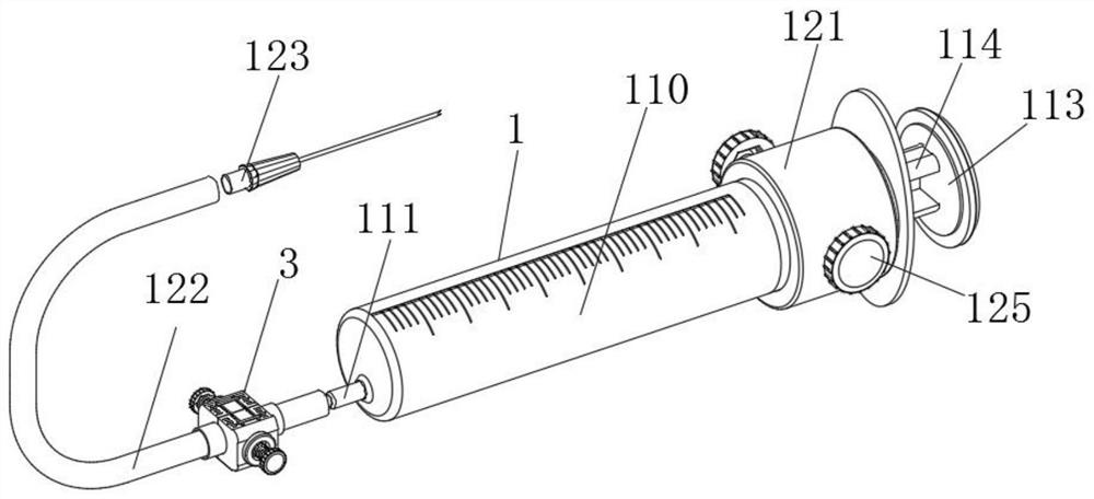 Pericardiocentesis liquid extraction device for department of cardiology
