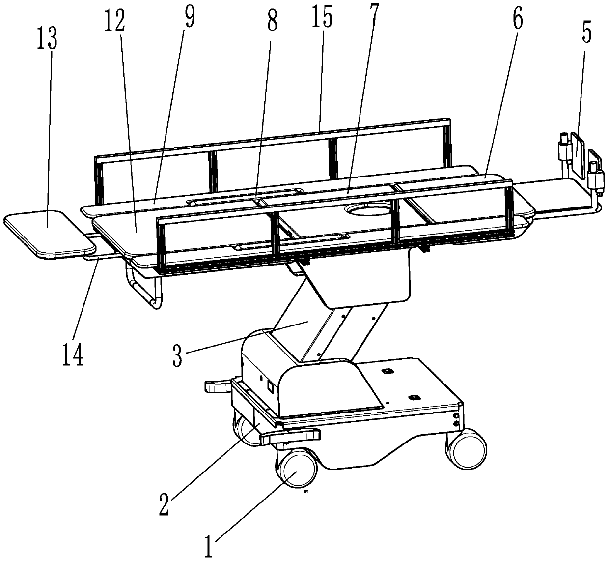 Smart bath assisting nursing bed