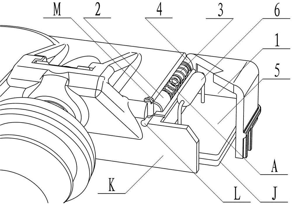 Tire burst detection method and cavity type tire burst sensor