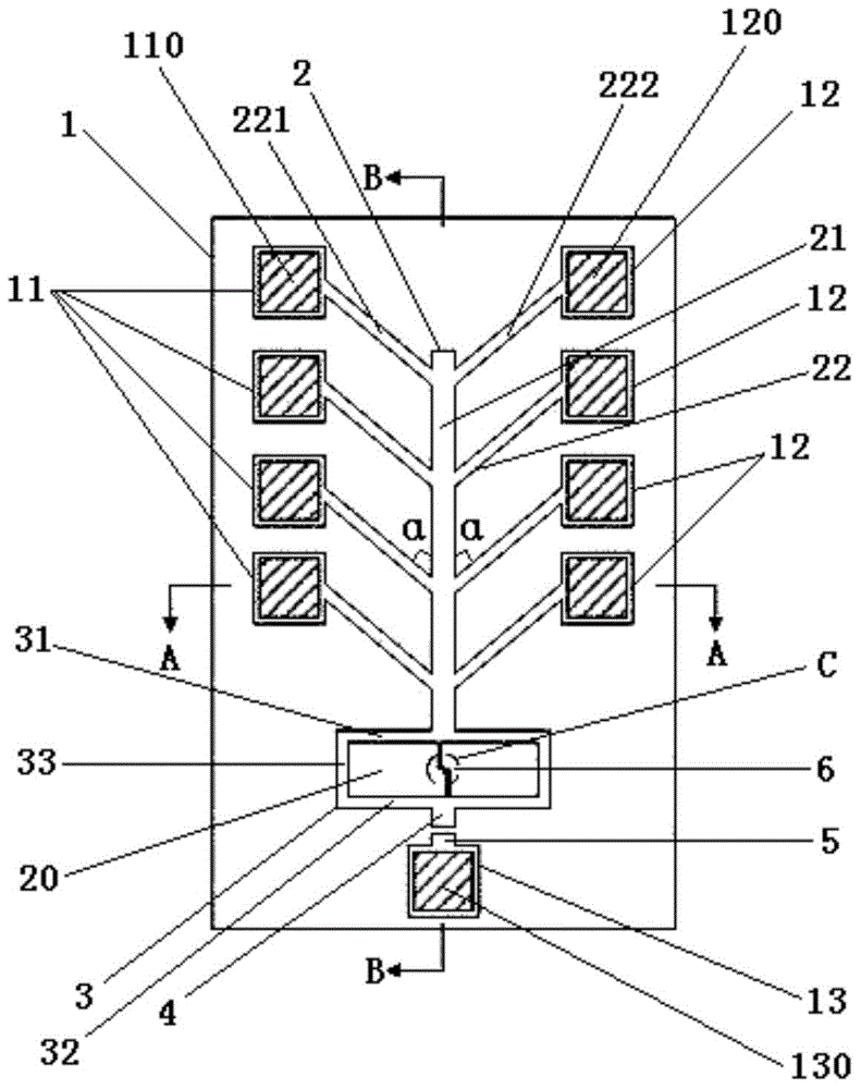 Synchronous measurement structure and method for contact resistance and contact force of MEMS materials