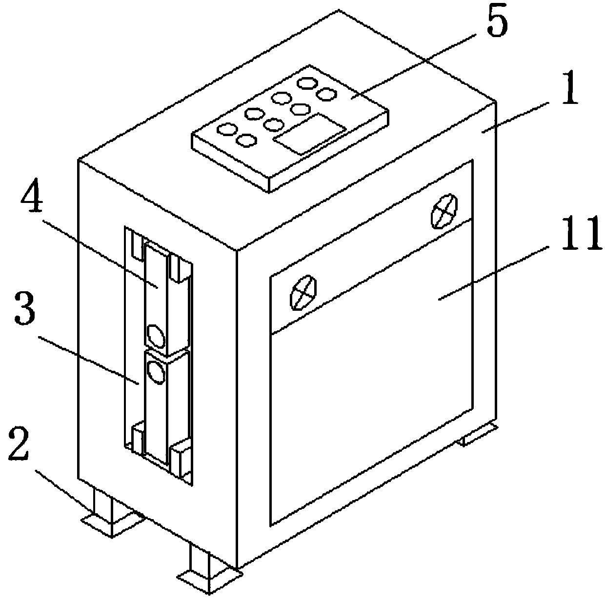 Computer electronic parts processing equipment