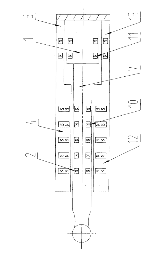Piston rolling friction or suspension friction method and anti-abrasion piston device implementing method