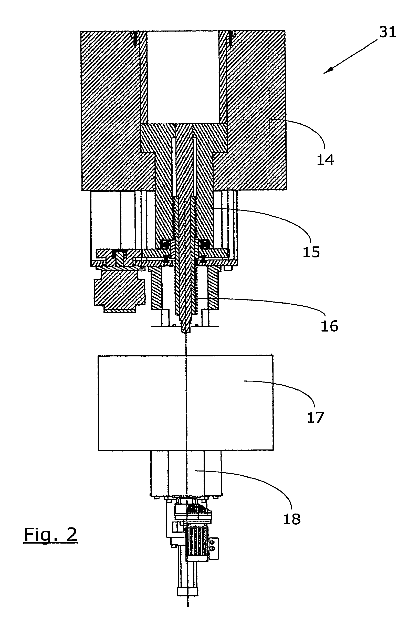 Methods for the cold extrusion of metallic elements with dead or through holes and plant for carrying out said methods