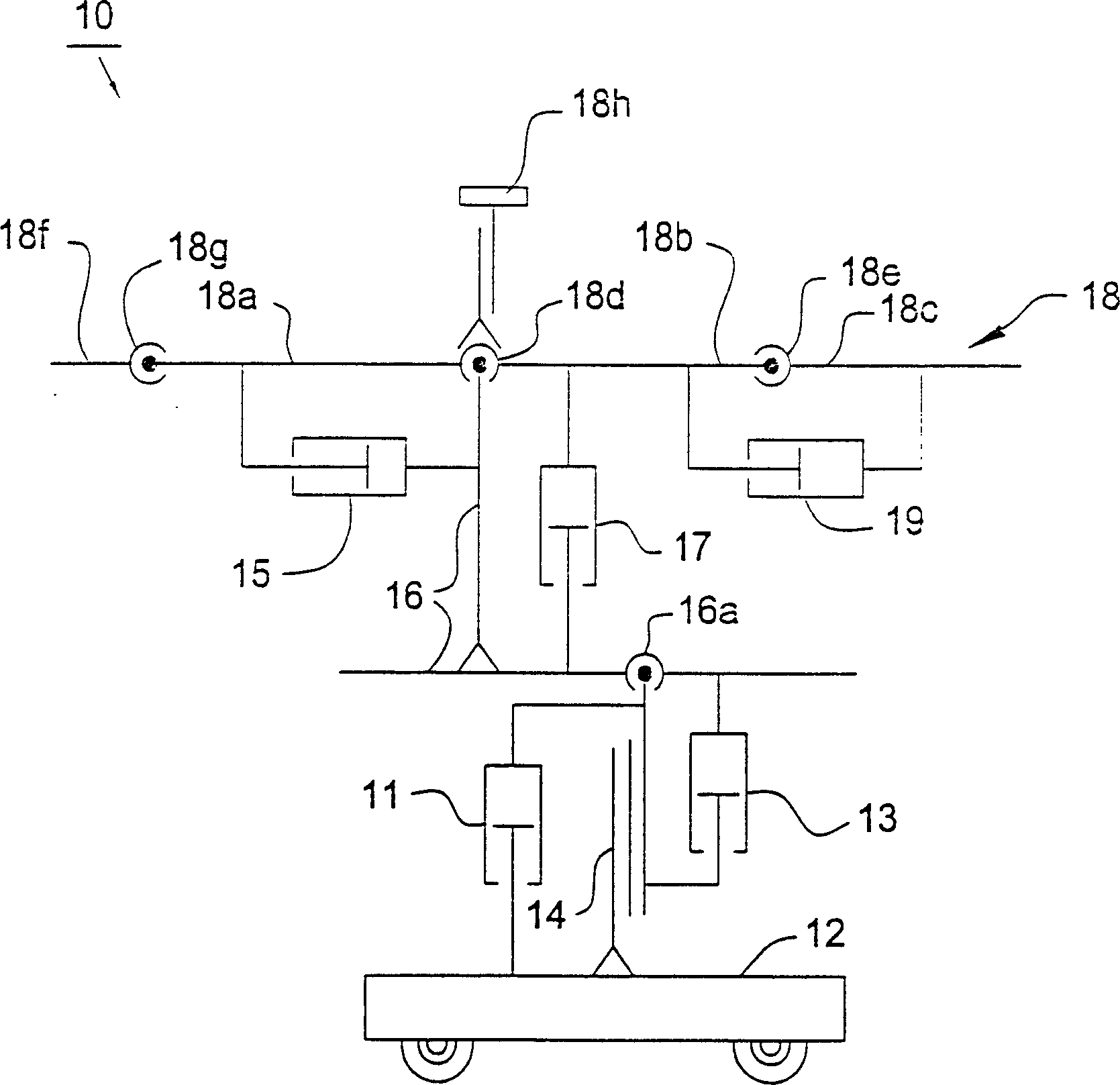 Synchronous range oil pressure unit of operating table