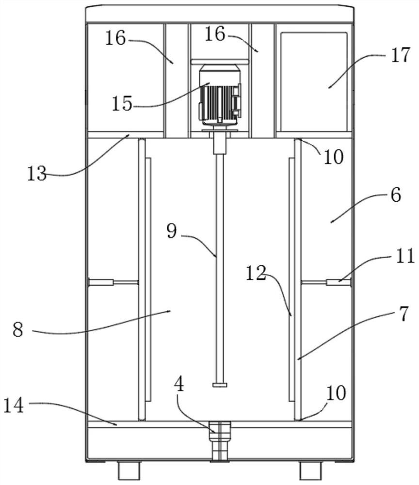 Preparation device and method of a waterproof concrete composite foaming agent