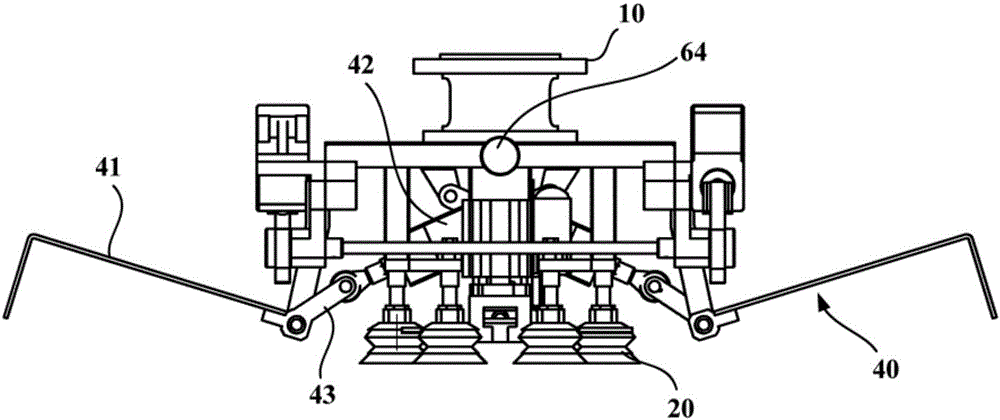 Composite gripper device of robot