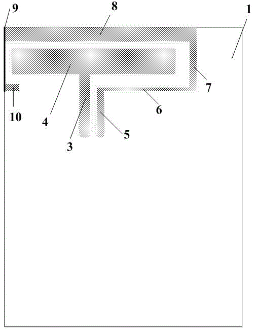 A ring T-shaped multi-frequency mobile phone antenna