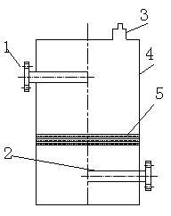 Flow induction noise isolating and muffling device