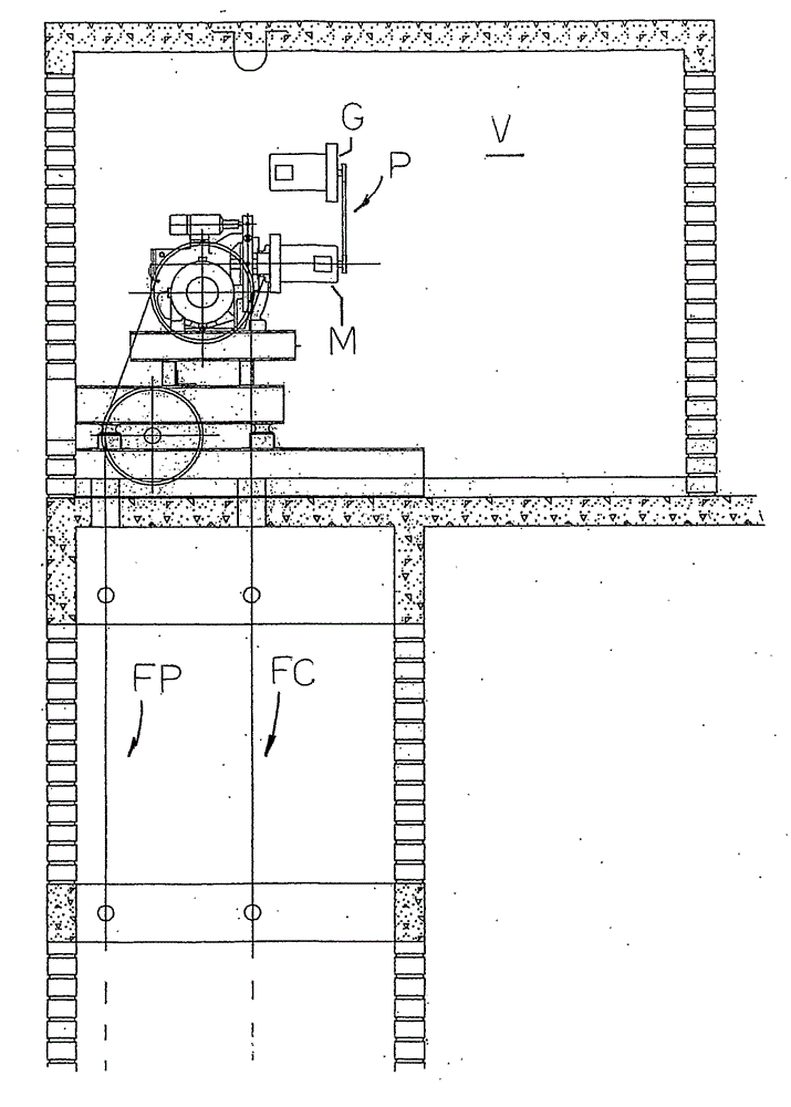 System of energy used in the device for recycling load loading