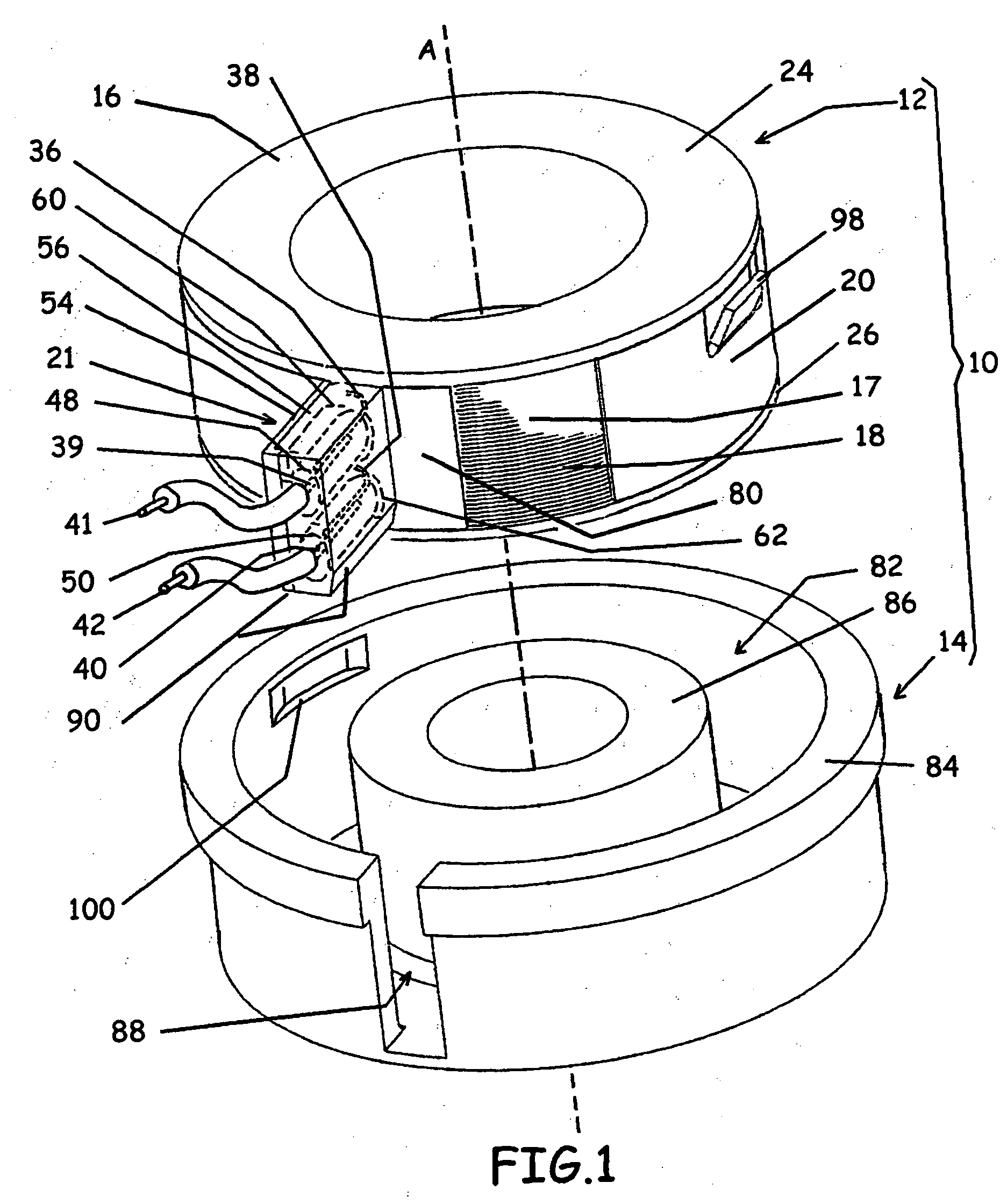 Electromagnetic coil assembly