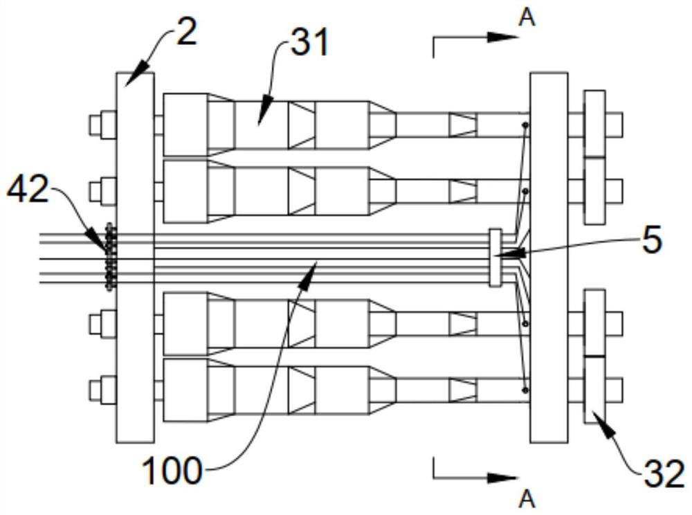 Wide-application wire bending number measuring machine