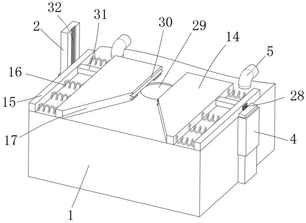 Toothpaste squeezing device used by disabled people