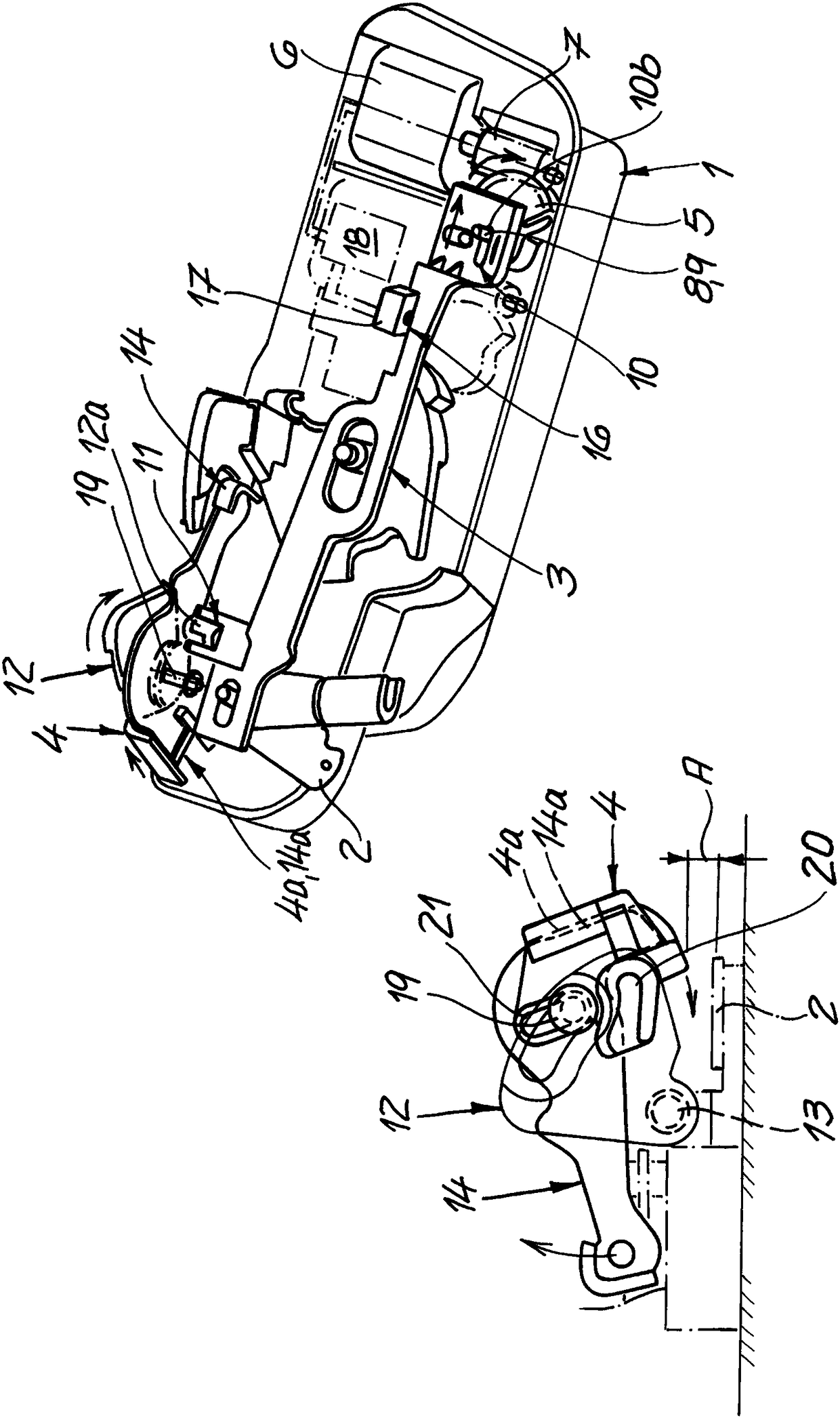 Motor vehicle door lock