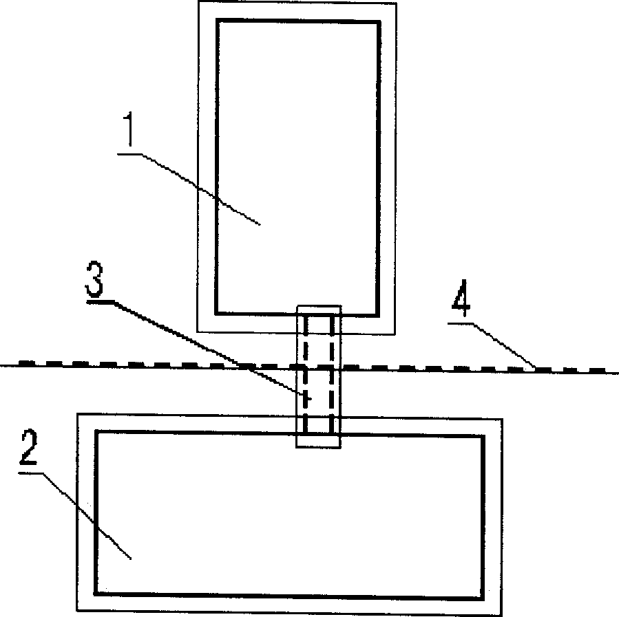 Arrangement structure of carbon block transferring station and anode assembling shop in anode factory