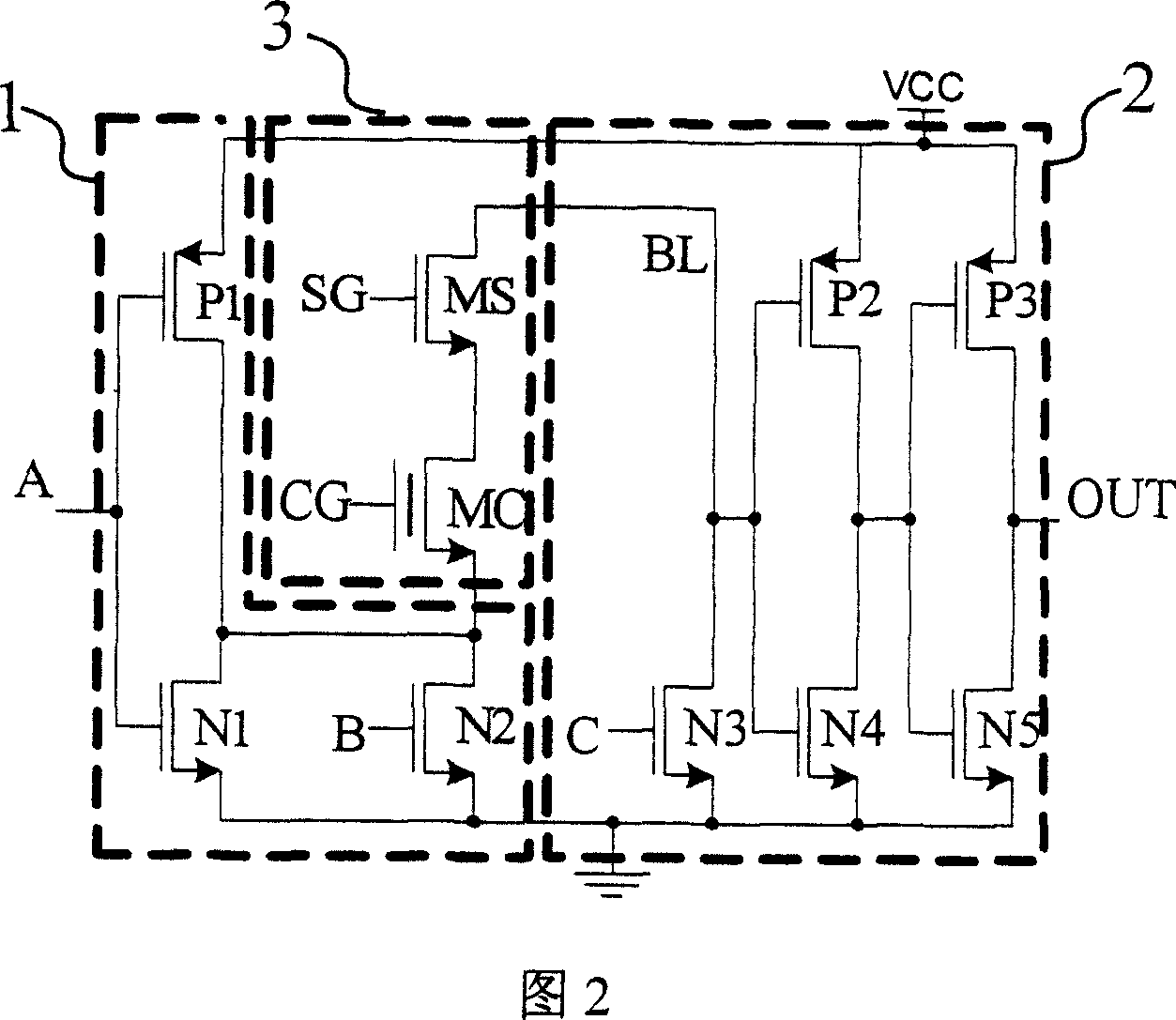 Sensitive amplifier for electric EPROM