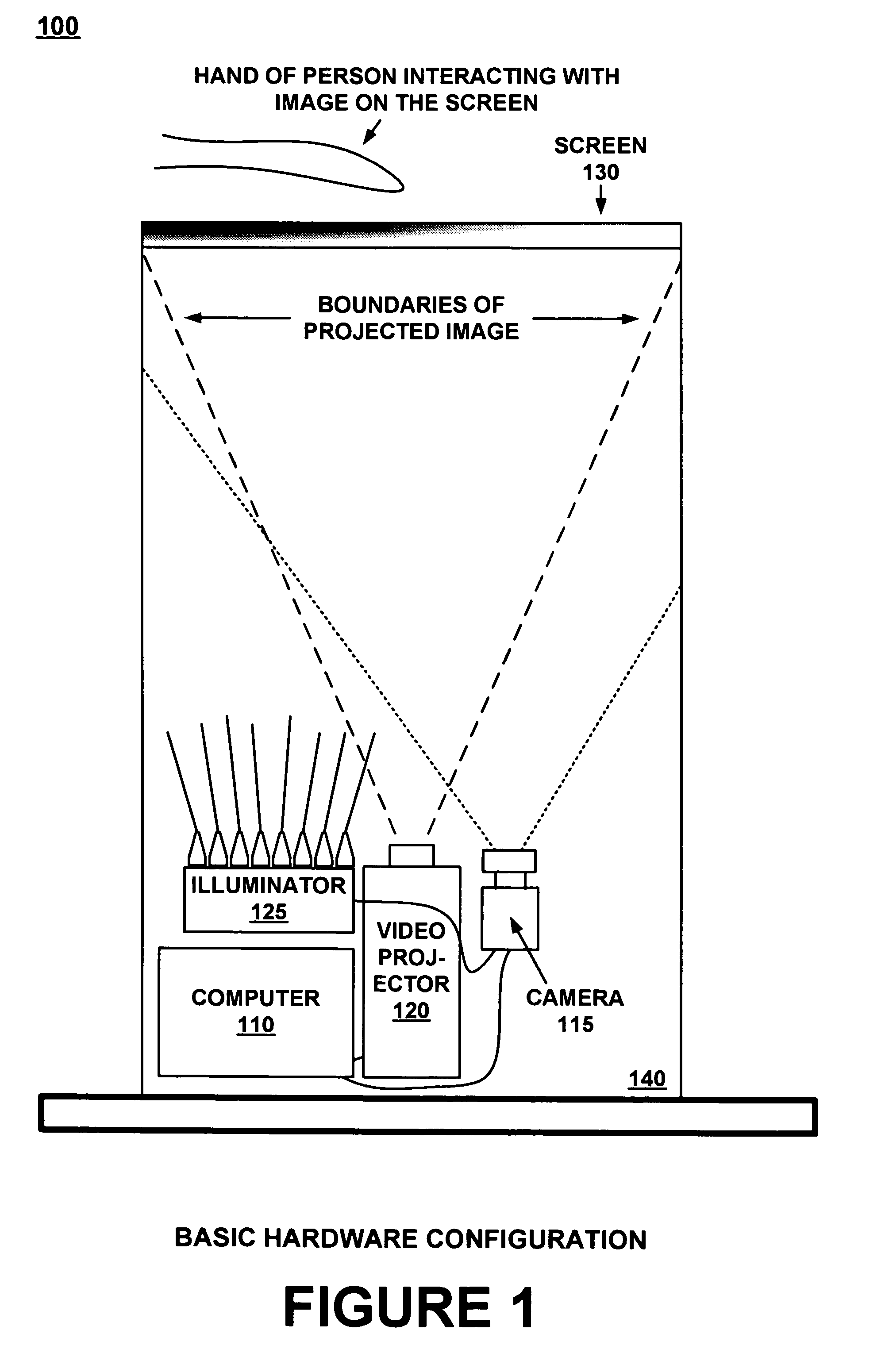 Self-contained interactive video display system