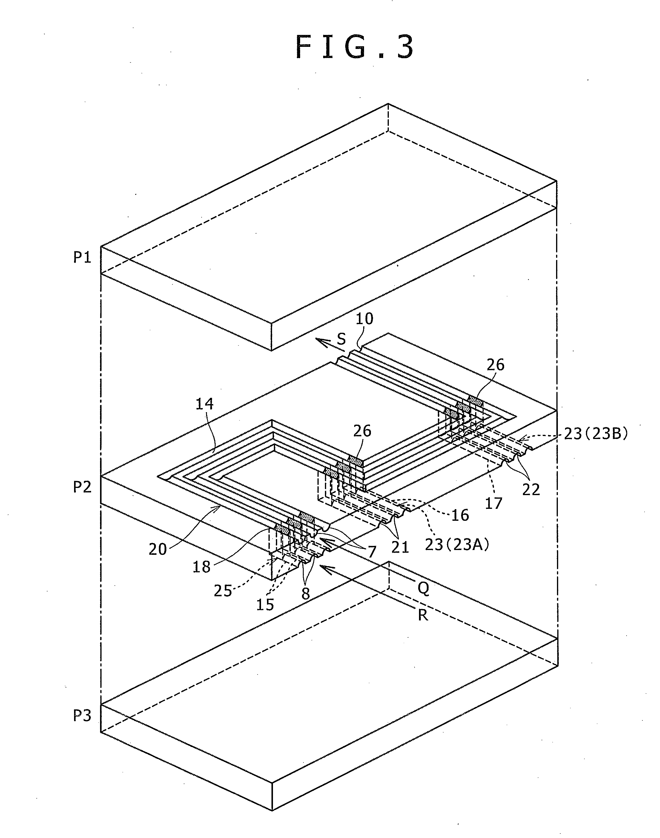Operation method of multi-flow passage device, and multi-flow passage device