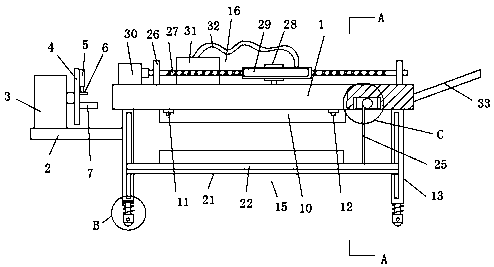 Rust removal assembly for engineering technical service