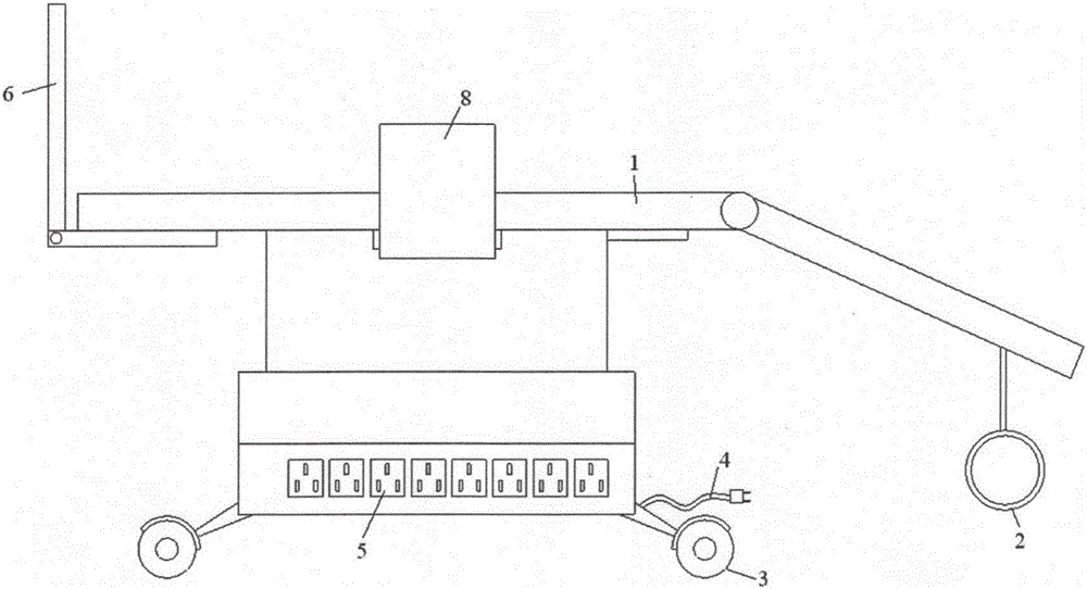 Multifunctional intensive interventional ultrasonic surgical bed