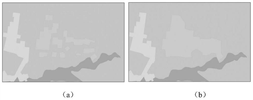 A Merging Method of Patterns Preserving the Outline Features of Structured Objects