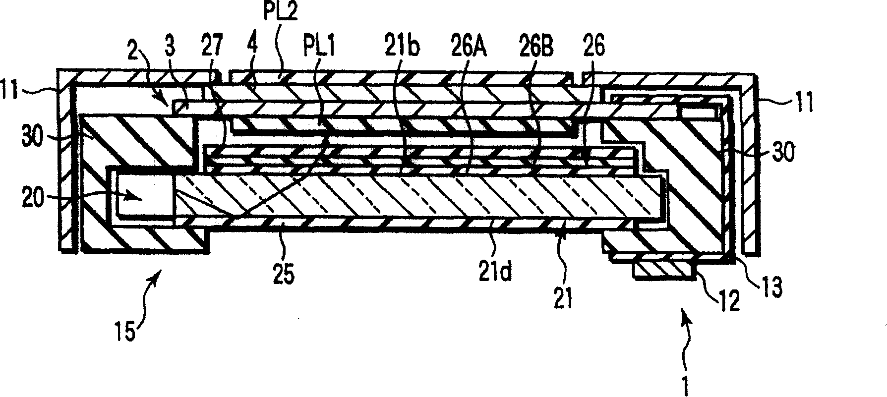 Area light source device and liquid crystal display device including the same