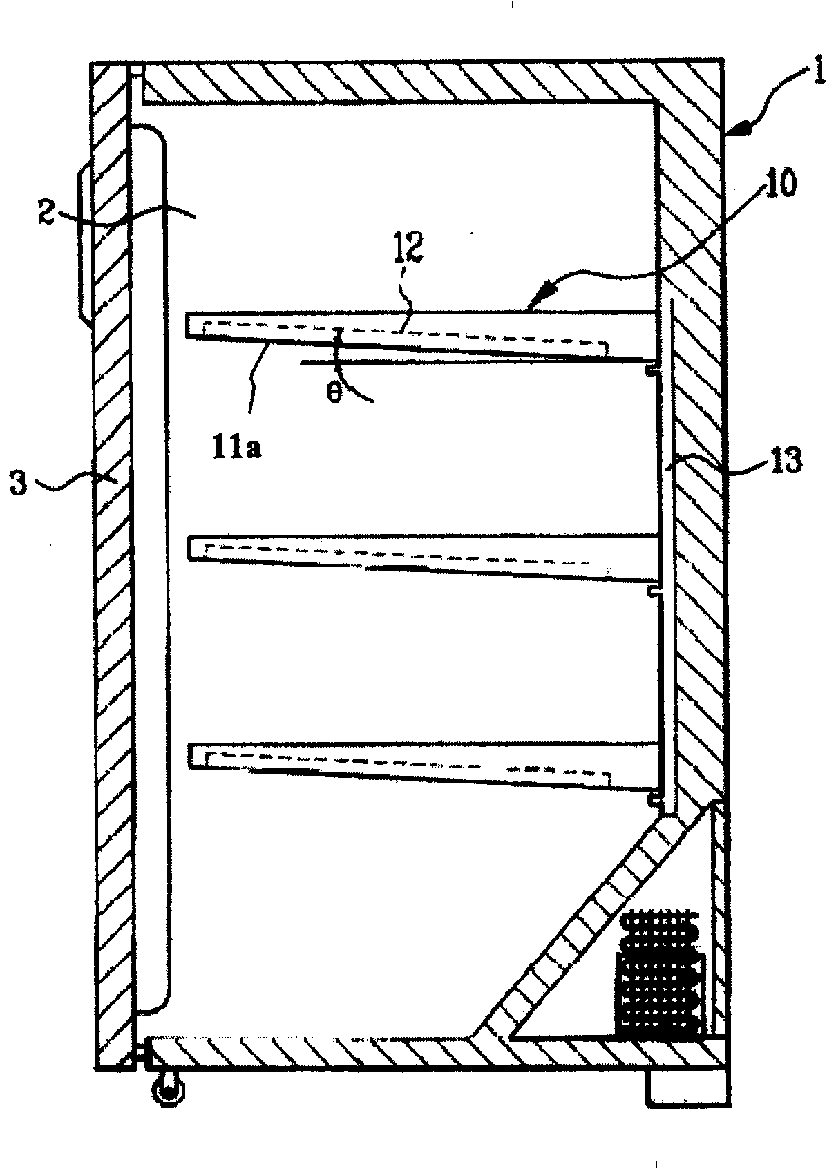 Direct cooling refrigerator