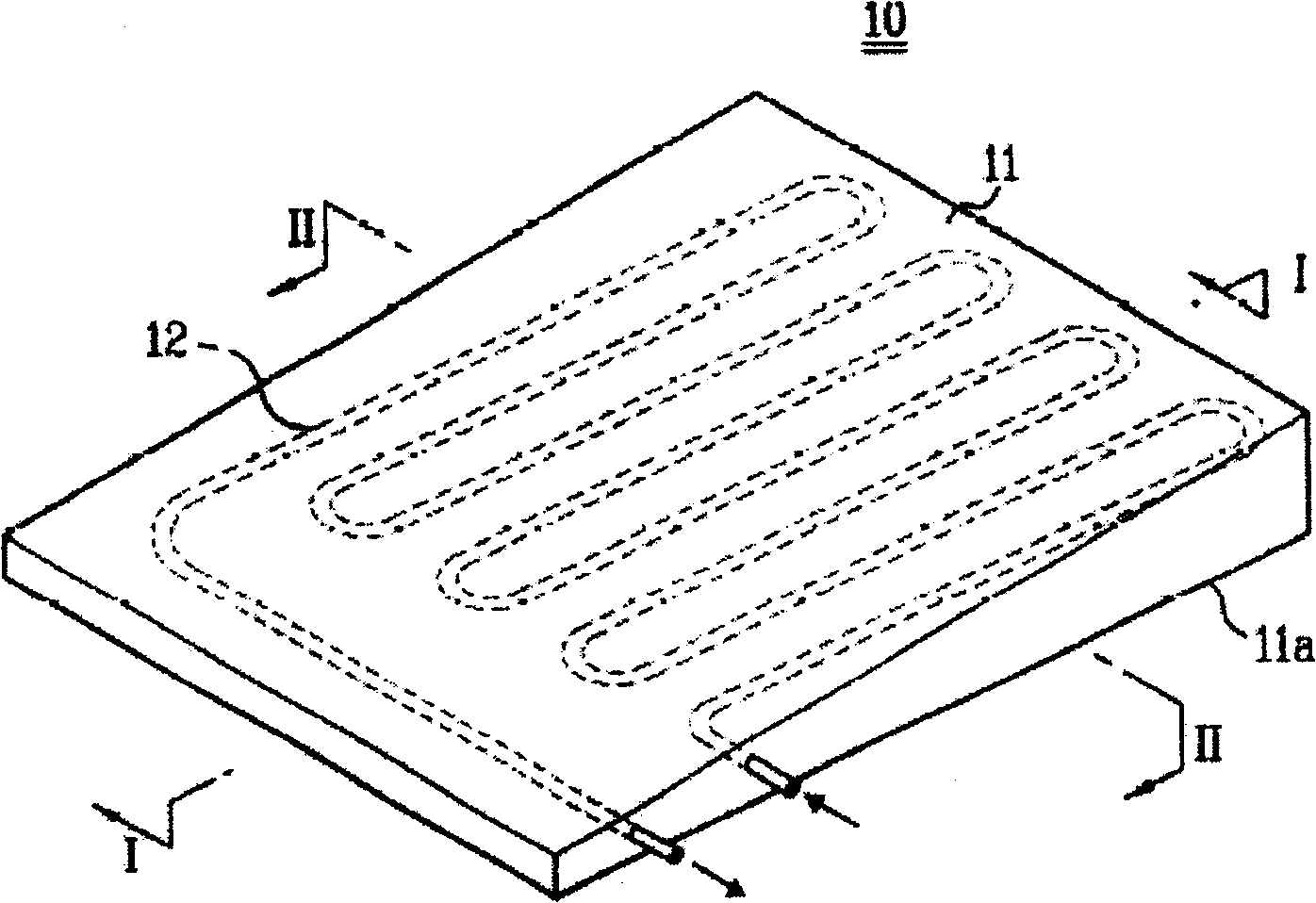 Direct cooling refrigerator