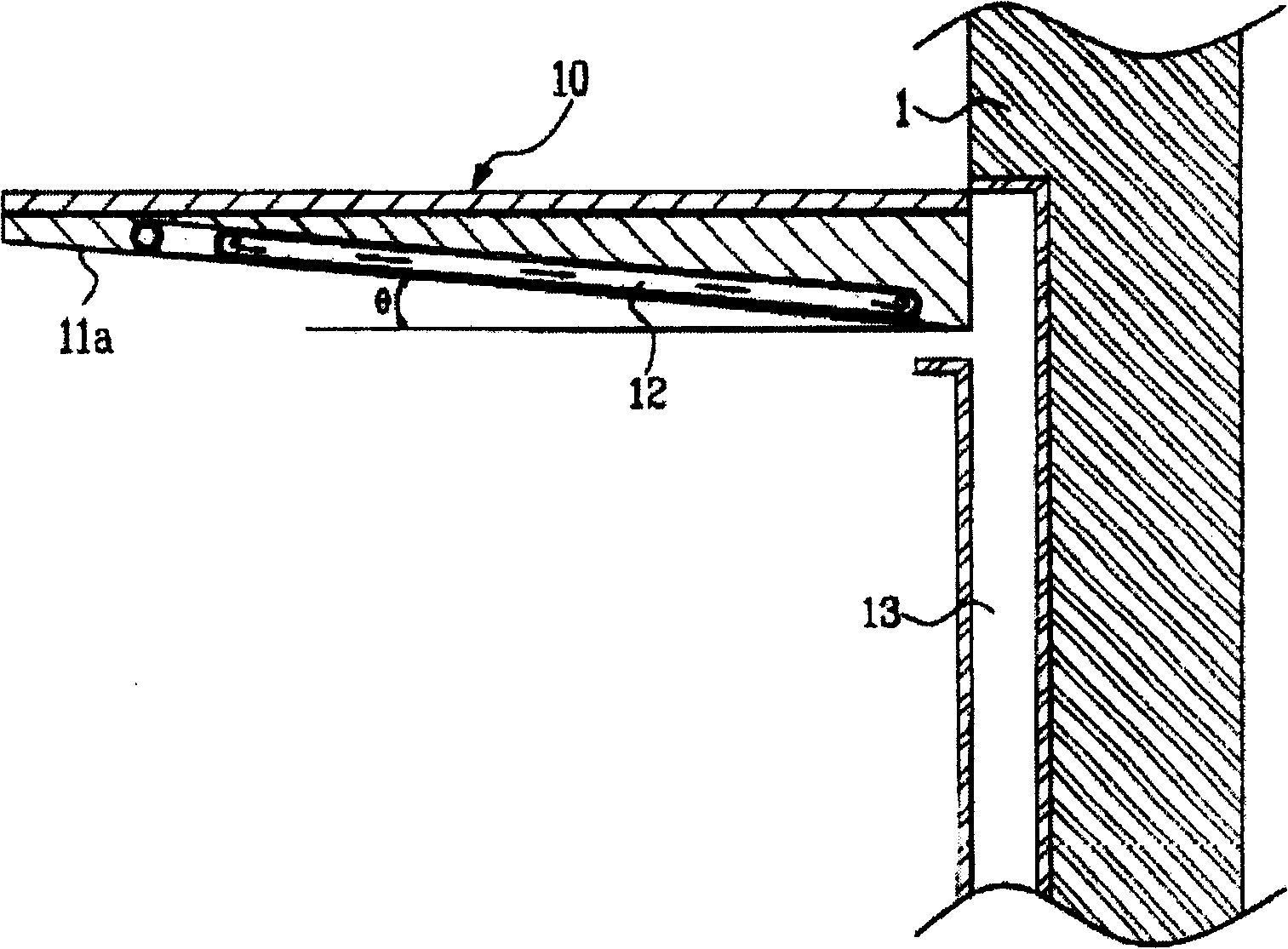 Direct cooling refrigerator