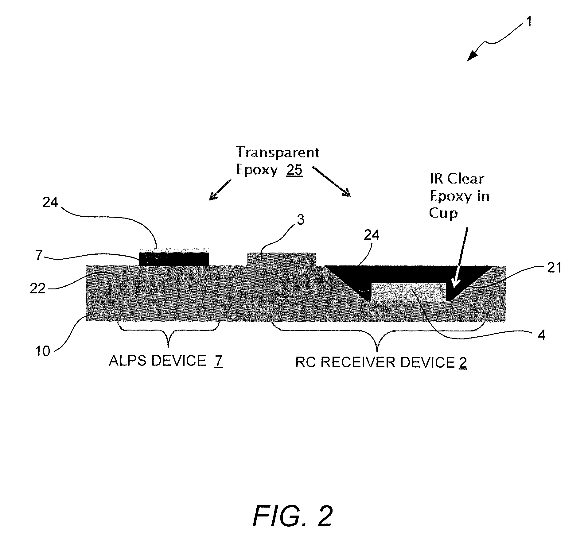 Remote control receiver device and ambient light photosensor device incorporated into a single composite assembly