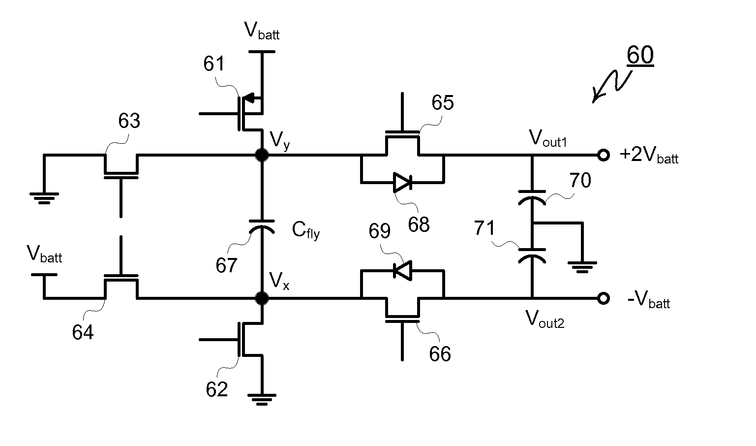 Time-Multiplexed-Capacitor DC/DC Converter with Multiple Outputs