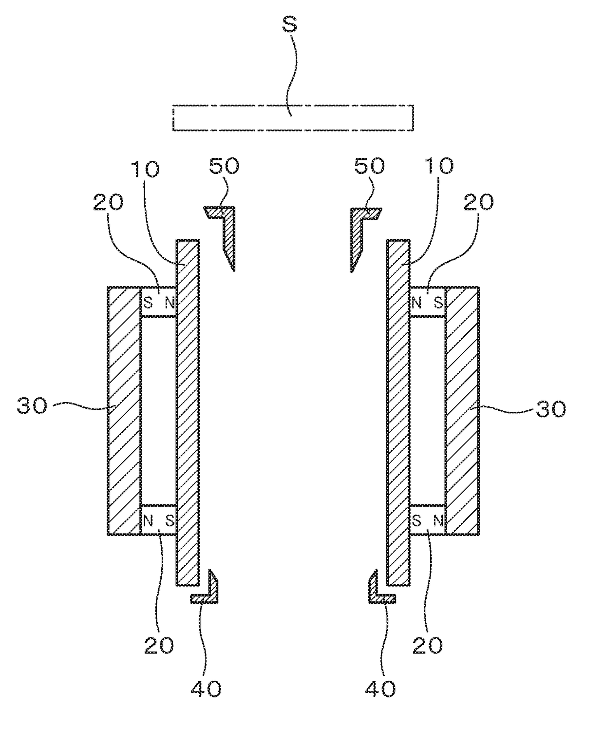 Sputtering cathode, sputtering device, and method for producing film-formed body