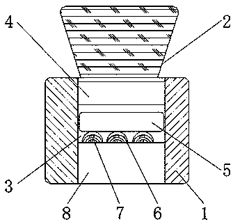 Rapeseed shelling device having dust removal function