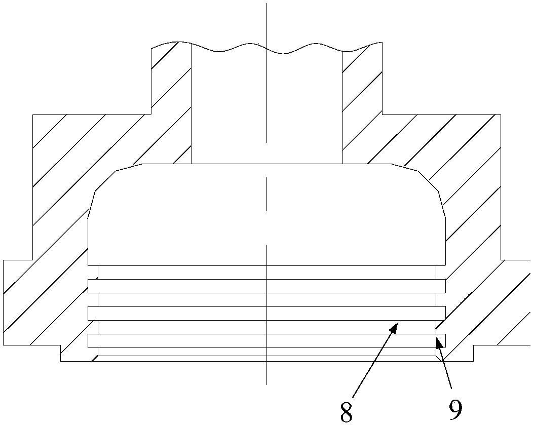 A device and method for measuring the diameter of a short busbar precision hole