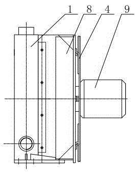 High-pressure radiator of external type bypass pressure release valve