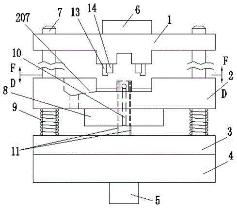 A Die for Machining Precision Switching Elements Convenient for Chip Removal