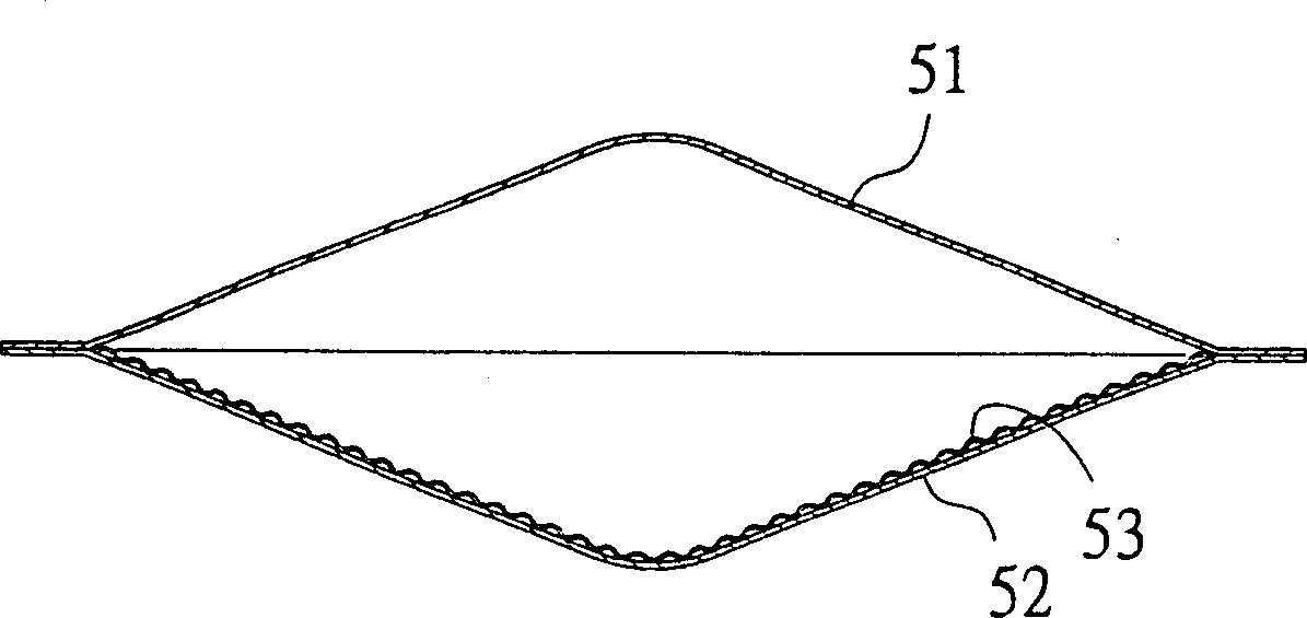 Microwave heating available vacuum-packed bag, and fabricating method