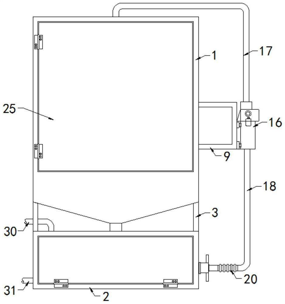 Automatic cleaning equipment for PCB (printed circuit board) film stripping