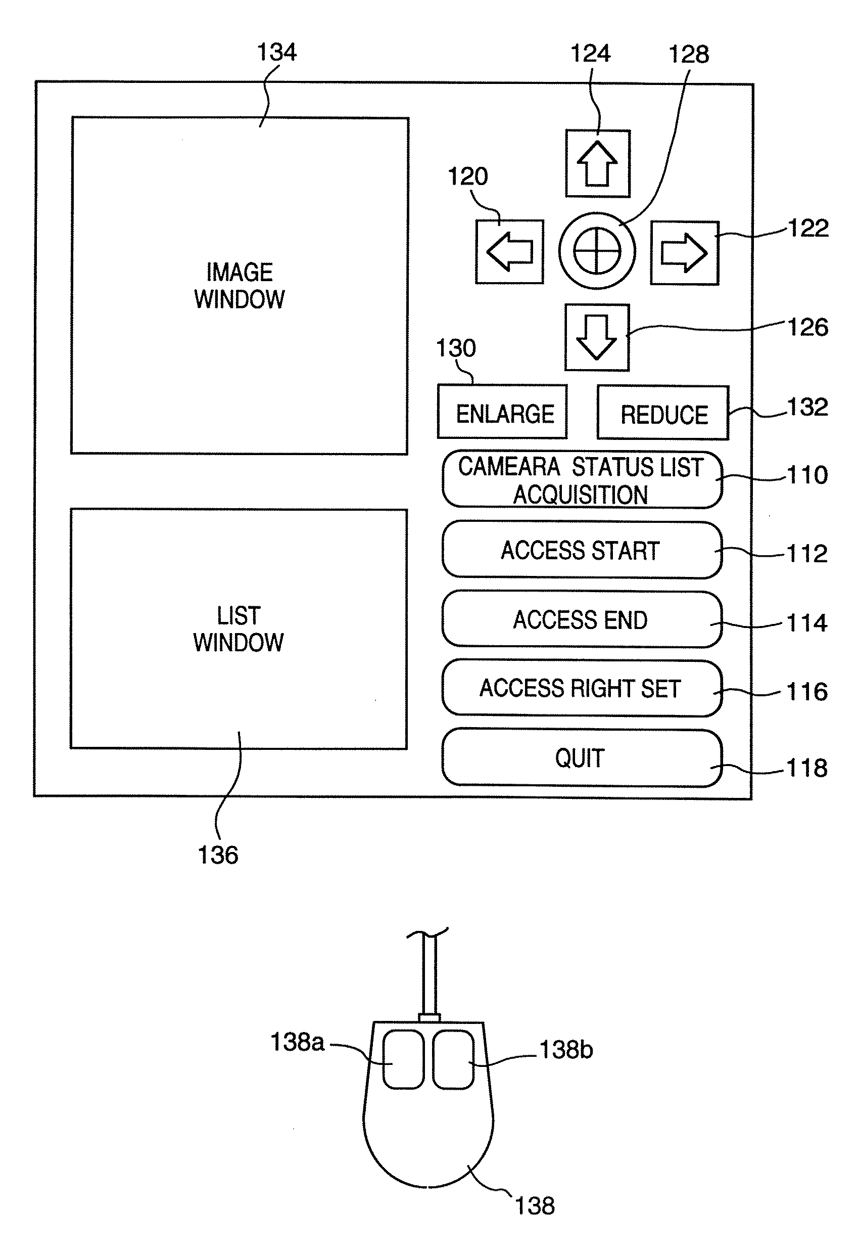 Remote control system and access control method for information input apparatus