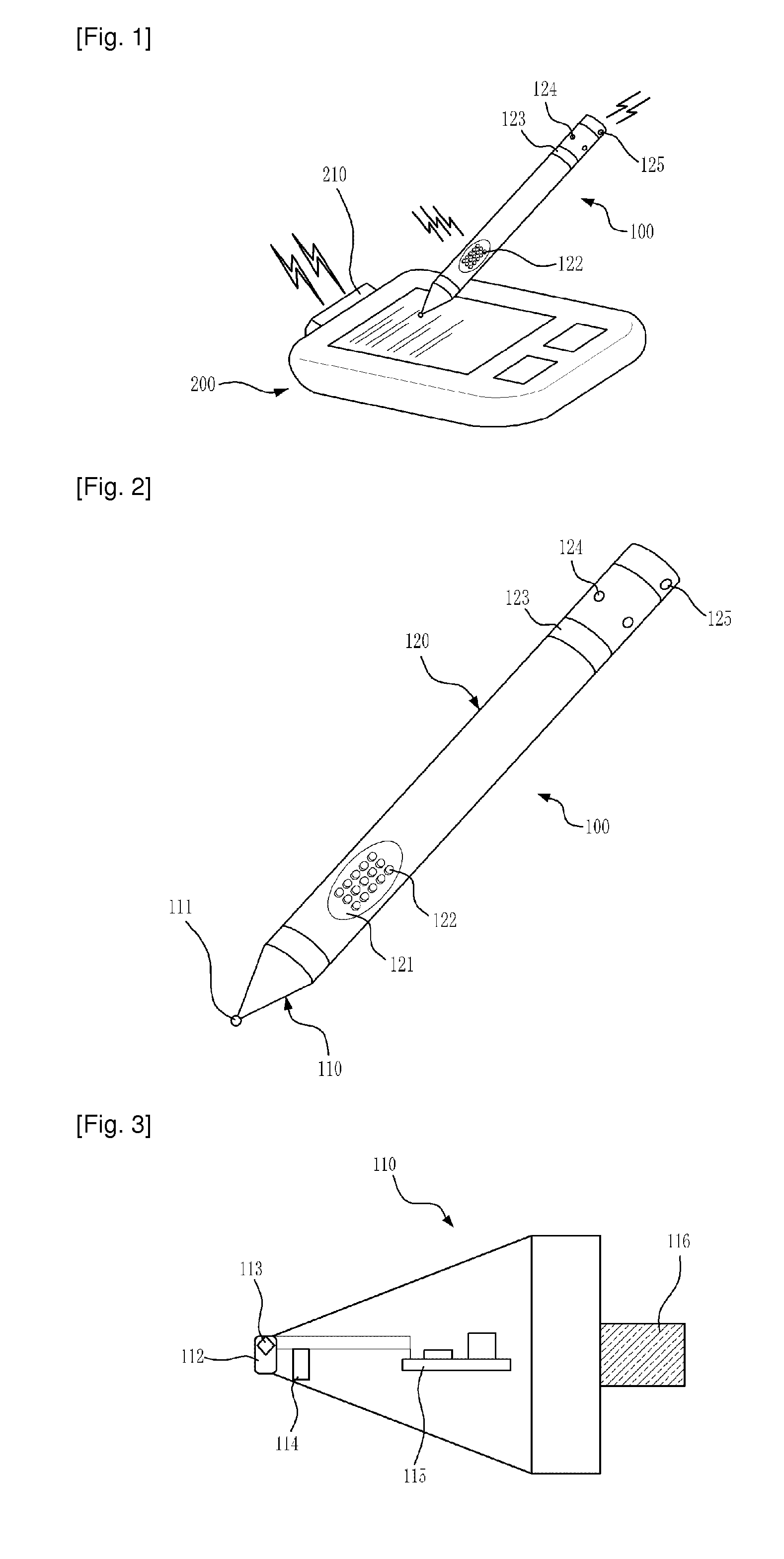 Electronic sensory pen and method for inputting/outputting sensory information using the same