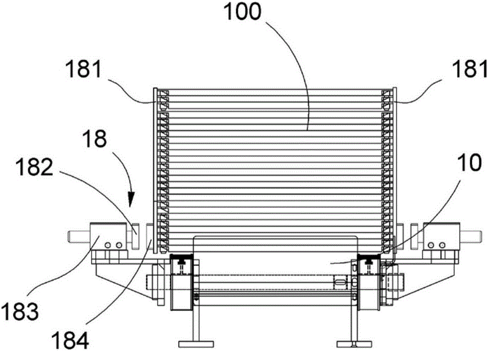 Cup arranging machine for medical PP cups