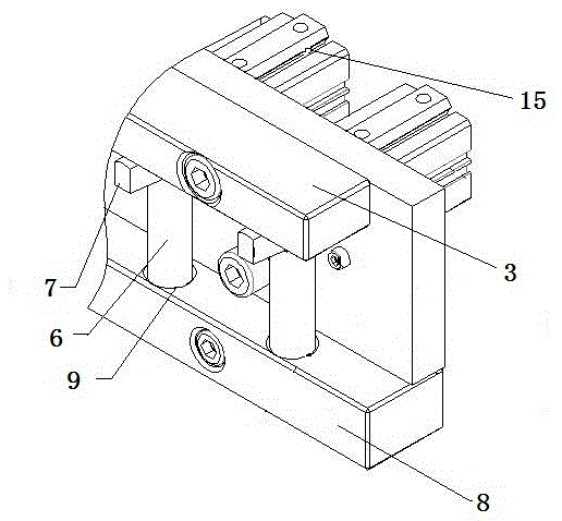 A clamping device and clamping method for shaft products